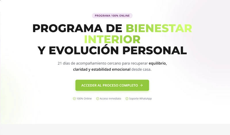 BIENESTAR Y EVOLUCIÓN