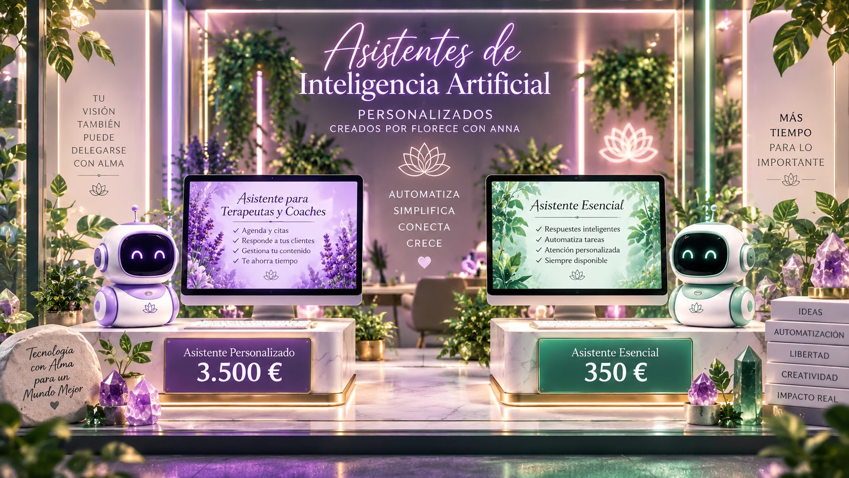 Asistentes con IA o asistentes personalizados 