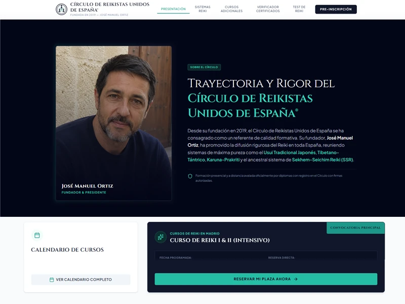 SITIO WEB - CÍRCULO DE REIKISTAS UNIDOS DE ESPAÑA