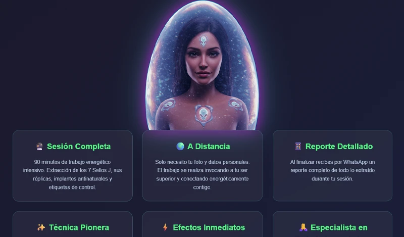 PÁGINA DE VENTA - SESIÓN HOLÍSTICA