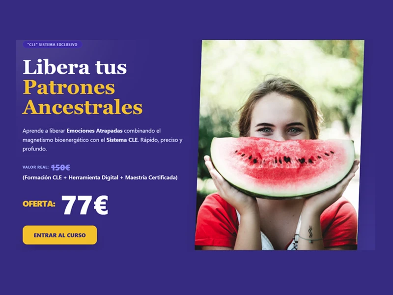 PÁGINA DE VENTA - MÉTODO CLE