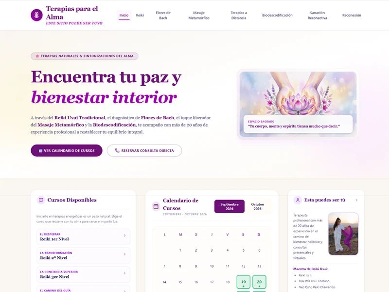 SITIO WEB - TERAPIAS PARA EL ALMA